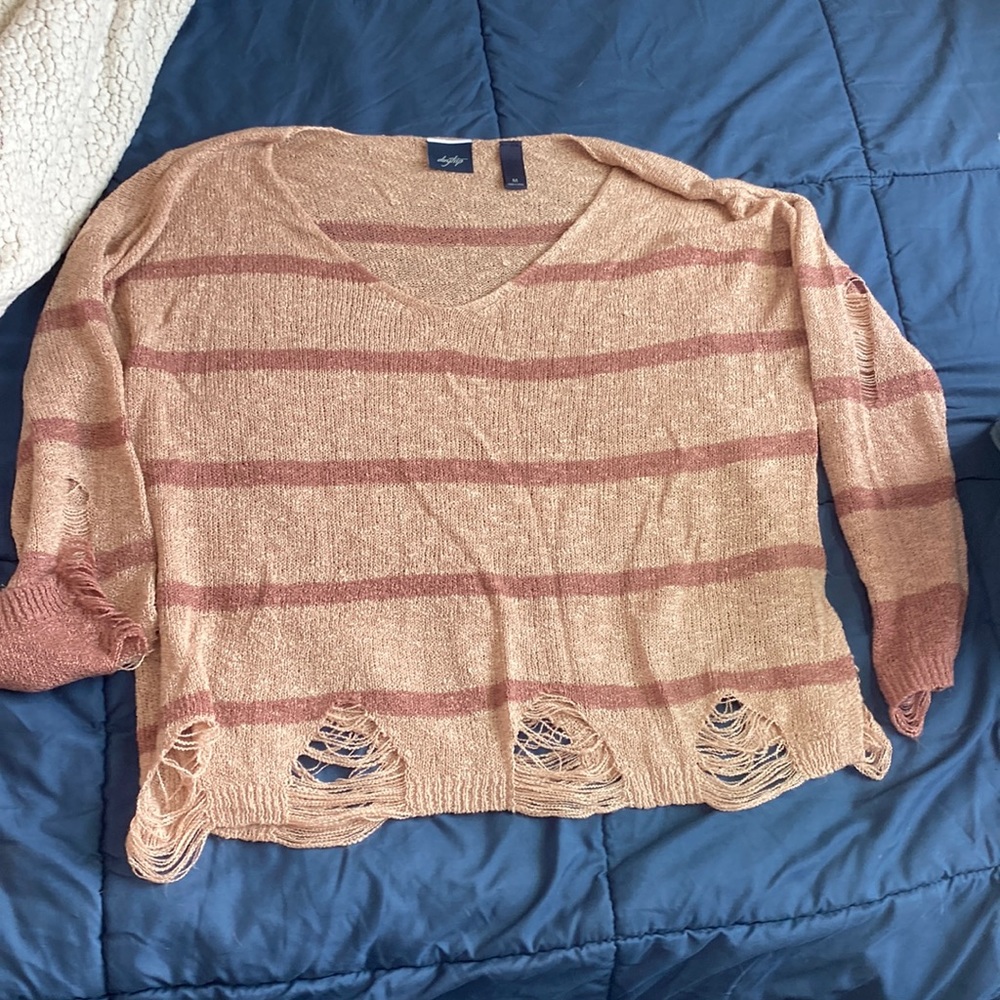 Day Trip Thin Woven Sweater.